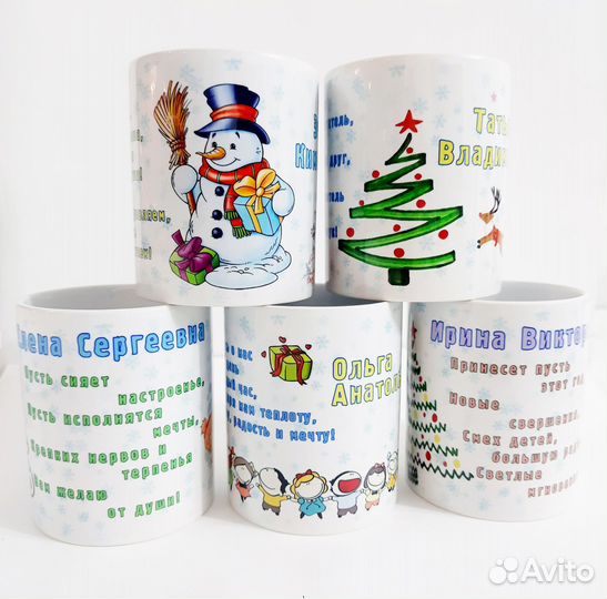 Печать на кружках и сувенирах