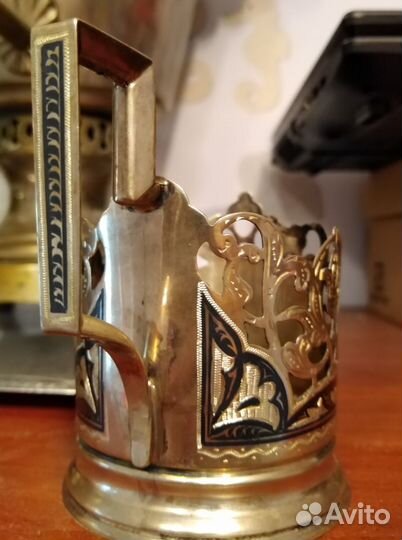 Подстаканник Сбербанк серебро кубачи