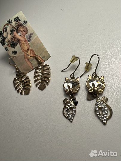 Серьги бижутерия