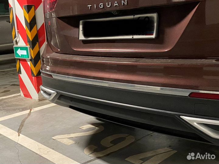 Имитация выхлопа VW Tiguan 2021 MiloTec