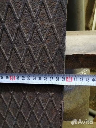 Лист металлический рифленый бу