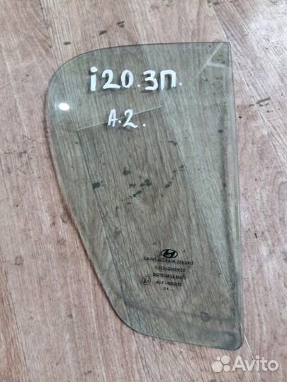 Стекло двери задней правой форточка Hyundai i20 2