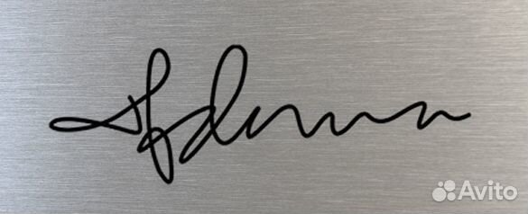 Madonna автограф на металле подарочный