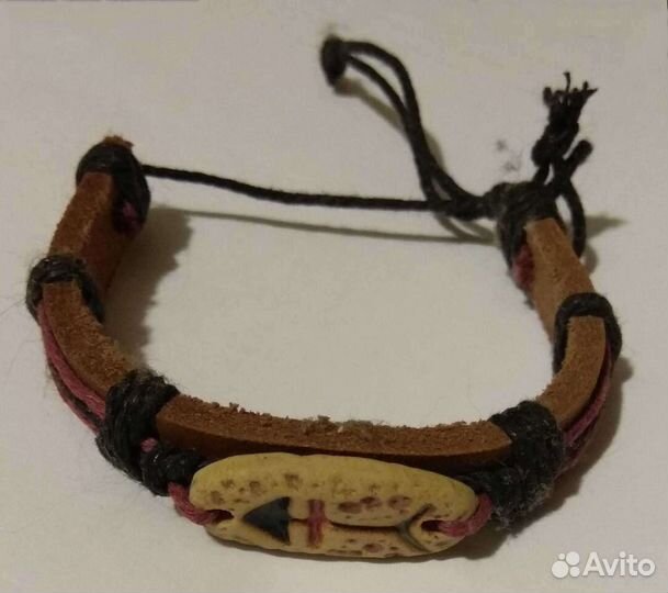 Браслет кожаный новый