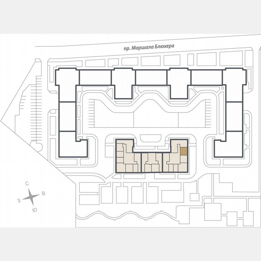 1-к. квартира, 38,7 м², 15/16 эт.
