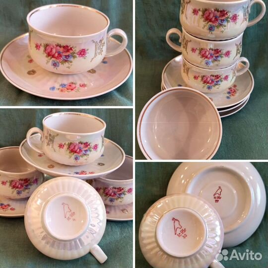 Посуда, чайные пары, Блюдце,чашки, тарелки
