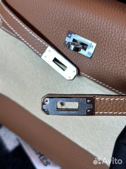 Сумка hermes kelly 25 togo gold