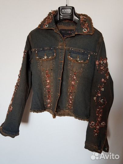 Джинсовый костюм, юбка жакет