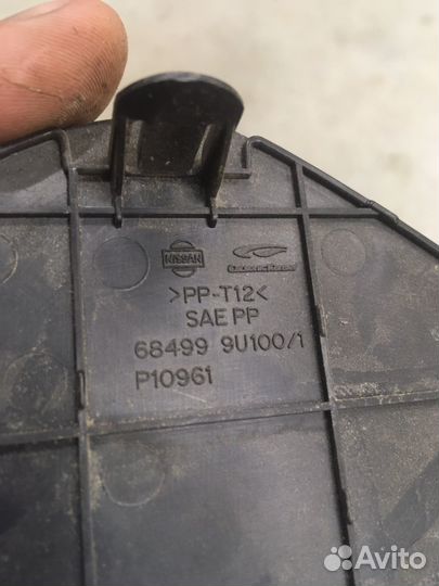 Боковые накладки панели nissan note e11