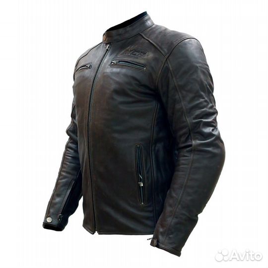 Мотокуртка кожаная мужская для мотоцикла MCP