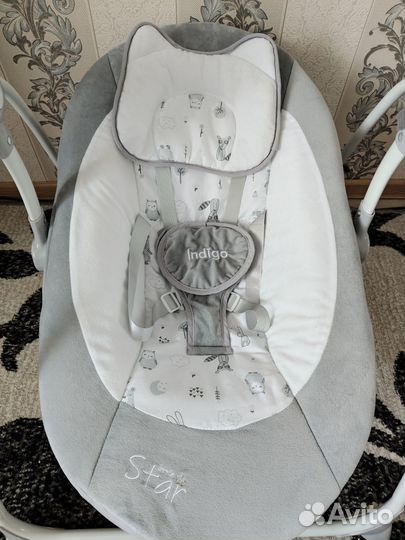 Детские электронные качели indigo