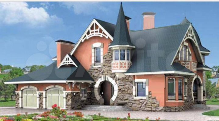 Коттедж 600 м² на участке 13 сот.