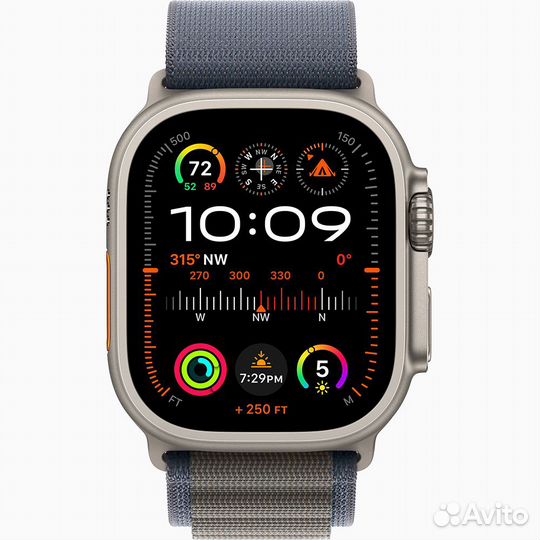 Смарт-часы Apple Watch Ultra 2, 49, Titanium, Alpine Loop, Blue