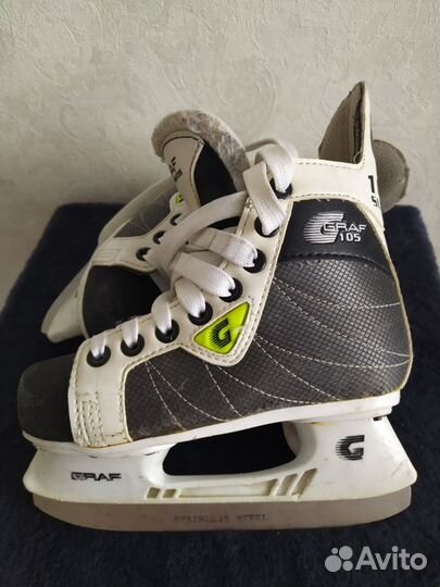 Коньки хоккейные graf 30 размер