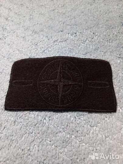 Оригинальный патч stone island (черный)