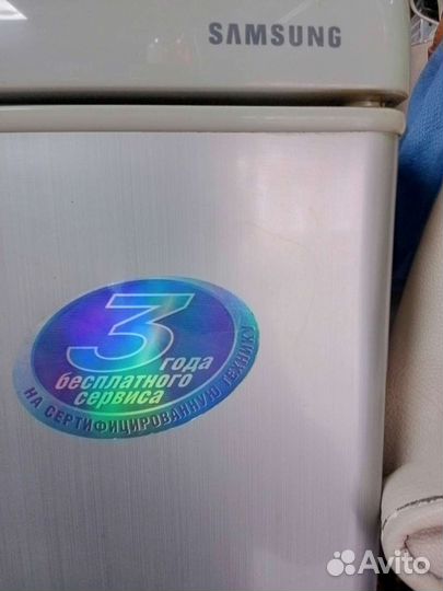 Холодильник бу Самсунг. Цв. Металлик. Доставка