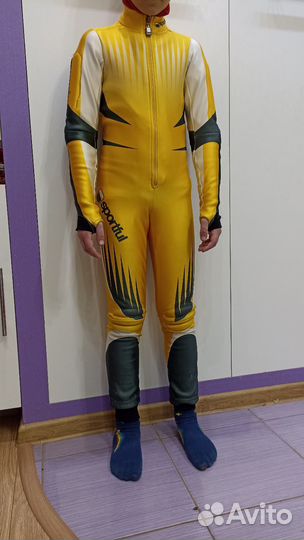 Горнолыжный спусковой комбинезон 128-134