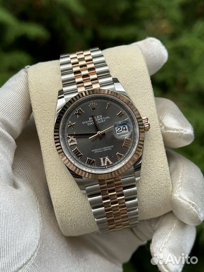 Rolex Datejust 36mm Rose Gold & Grey Dial