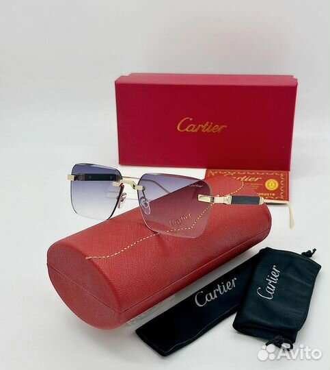 Солнцезащитные очки мужские cartier