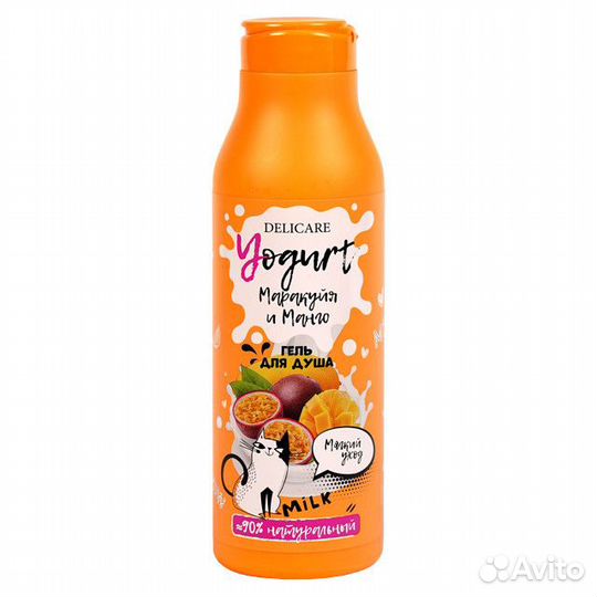Гель для душа delicare Yogurt Маракуйя и Манго 400