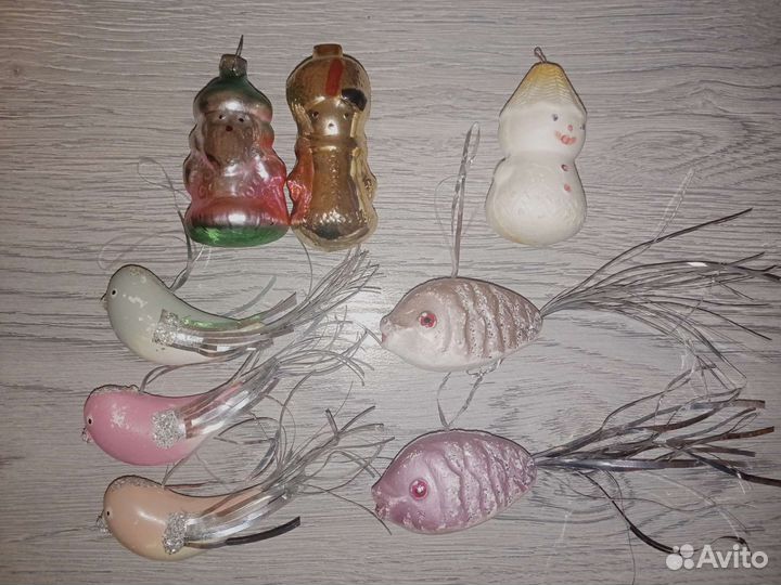Ёлочные игрушки СССР