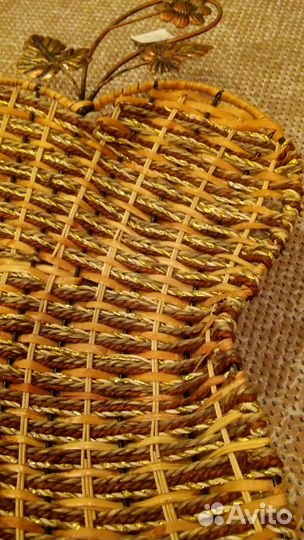 Фруктовница плетеная новая
