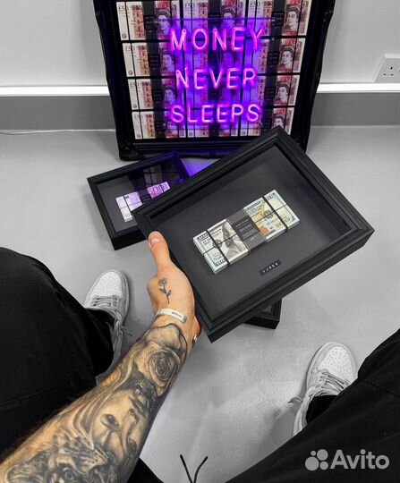 Картина с деньгам подарок