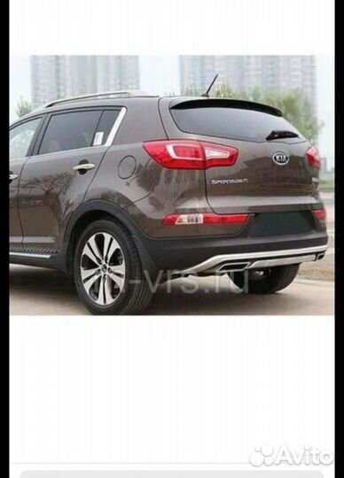 Вставки на передний и задний бамперина спортейдж 3