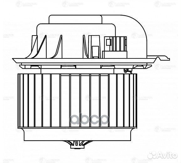 Э/вентилятор отоп. для а/м VW Touareg (02) /Aud