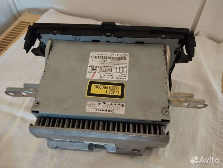 Штатная магнитола на toyota corolla 150