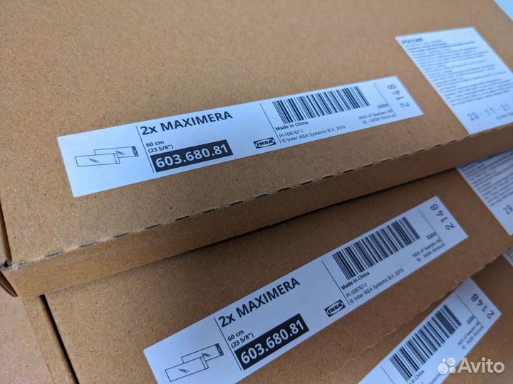 Боковины (2шт) IKEA высокая 60 см ящика Maximera