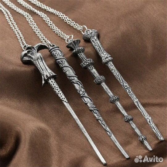 Кулон волшебная палочка Гарри Поттера на цепочке