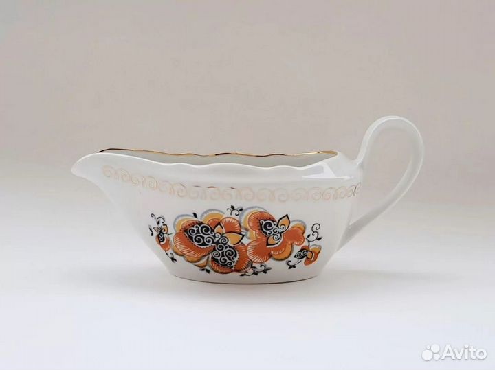 Соусник Старая Рига клеймо RPR молочник сливочник