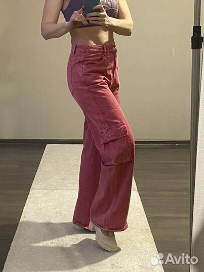 Джинсы широкие