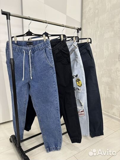 Джинсы джогеры 48-50