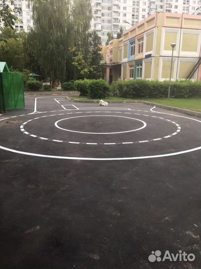 Дорожная разметка (холодный пластик)