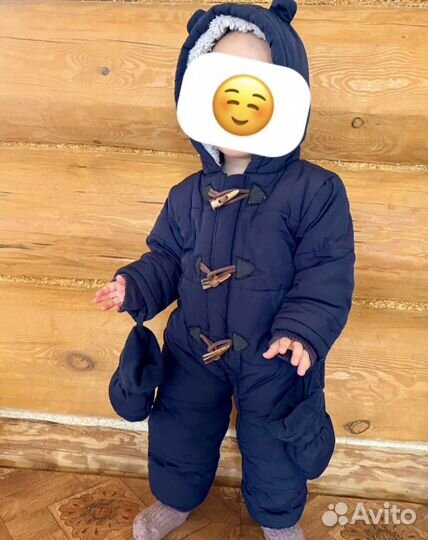 Осенний комбинезон 74