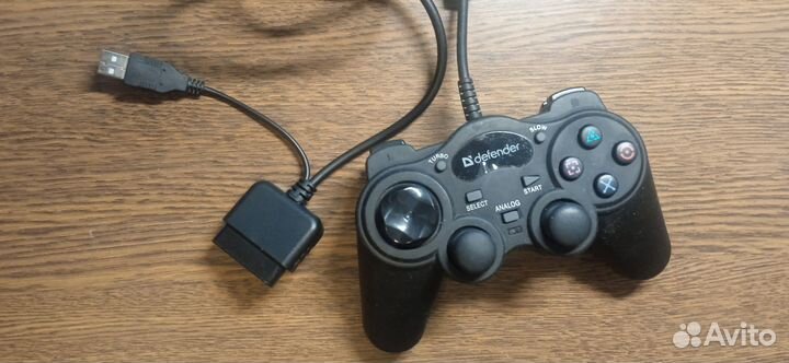 Геймпад DualShock 2/Defender Game Racer Turbo GT