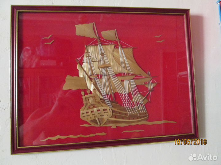 Картина из соломы