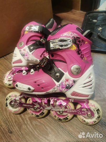 Ролики раздвижные размер 33-36