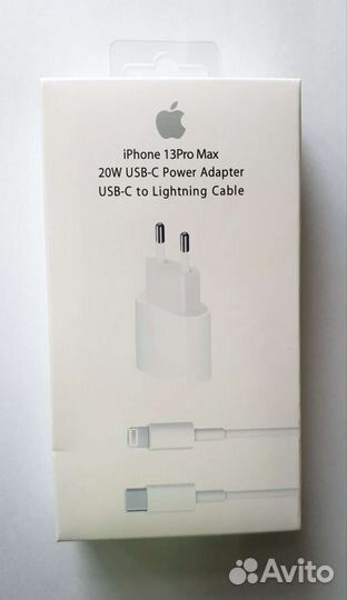 Зарядка на iPhone 20w новая (блок+провод) Premium