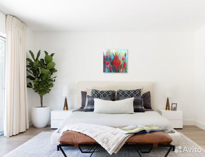 Гранаты. Картина маслом на холсте. Оригинал