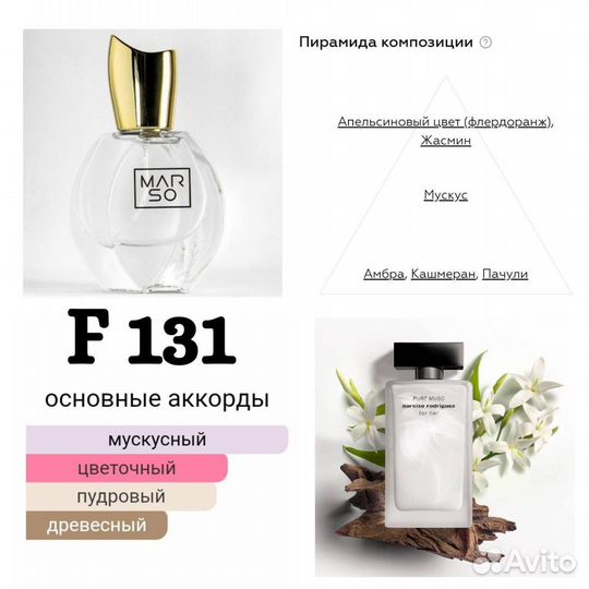 Духи женские narciso rodriguez Pure Musk