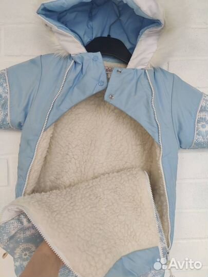 Конверт с ручками меховой