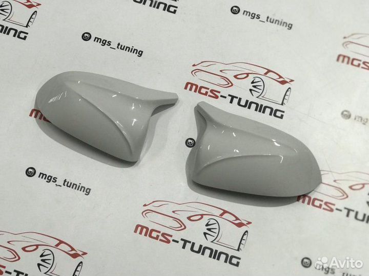 Крышки зеркал X6M F96 на X6 G06 Белые