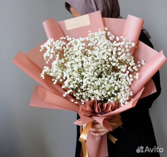 Красивые Букеты из Белой Гипсофилы