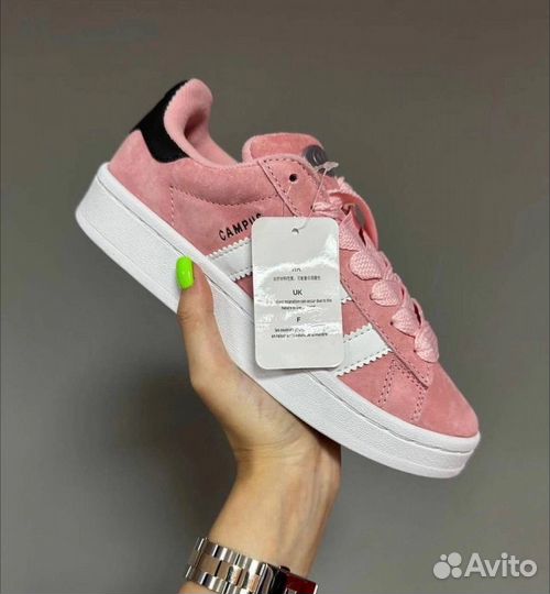 Adidas campus 00s розовые