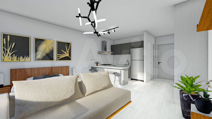 Квартира-студия, 38 м² (Кипр)