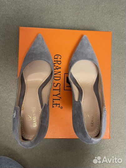 Новые туфли женские натуральная замша Grand Style