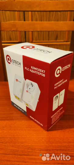 Комплект PLC-адаптеров qtech qpla-500.2P v3